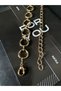 Women's Chain Waist Belt with Round Detail, Coat Belt, Dress Belt, Shirt Belt, Chain Belt - 8