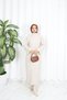 Spanish Sleeve Lace-Up Knitwear Dress