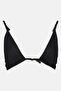Women Solid Padded Bikini Top, Black - 2