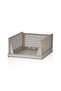 Set of 3 White Multi-Purpose Sliding Shelves for Clothing and Home Accessory Organization - 2