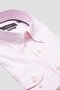 Carlo Royal Oxford Cotton Slim Fit Pink Button-Down Collar Men's Straight Shirt
