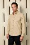 Velvet Look Cotton Slim Fit Men's Shirt - 4