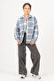Girl's Soft Textured Checkered Lumberjack Shirt 3172