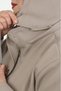 Women's Cream Cashmere Plus Size Coat - 3