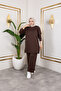 Women's Crew Neck Plain Combed Cotton Double Bottom Top Set - 4