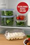 Transparent Plastic Butter Dish Cheese Storage Container 18.5X13X6.5 cm – Leakproof & Hygienic with Lid - 5