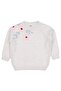 Flower Embroidered Sweater for Ages 2-5 - Beige 2-3 Years