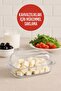 Transparent Plastic Butter Dish Cheese Storage Container 18.5X13X6.5 cm – Leakproof & Hygienic with Lid - 4