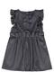 Ruffle Sleeve Dress for 6-18 Months - Gray - 2