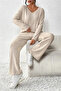 Unisex Black Textured Interlock Fabric Tracksuit Set – Comfortable Home and Casual Wear - 2