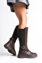 Ienweth Women's Boots 00121907 Brown Skin - 6