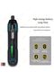Flexible USB Rechargeable 3.6V Electric Screwdriver 5Nm with LED and 38 Bits - 5