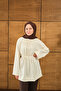 Women's Elastic Waist Tunic Cream
