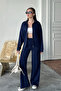Women's Modal Fabric Zippered Mock Neck Set 3106 - 2