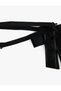 Floral Stone Detailed Bow Choker Necklace - 2