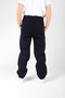 Unisex Children's Navy Blue Elasticized Legs 3-Strand Trackpants Fleece-Lined in Trackpants - 4