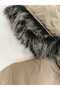 Water Repellent Fabric Faux Fur K Hooded Girl's Coat/Parka - 3