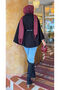 Mobile Belted Button Detailed Hijab Poncho Black - 4