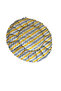 Stqueen Large Size Organic Fabric Gray-Yellow Striped Foldable Sleeping and Play Mat 150X150 - 6