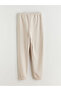 Lcw Kids Beige Boy's Jogger Sweatpants with Elastic Waist - 4
