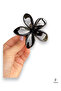 Black Color Lotus Collet Buckle (2 Pieces)