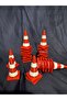 Mini Traffic Cone Set 3D Printing–Decorative Mini Cones, Model Accessory Part (Set of 12)