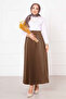 Sena Pleated Skirt Camel