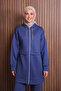 Scuba Women's Chain Corded Hooded Oversized Hijab Set 3109 - 3