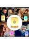 Quran Speaker Touch Lamp - Portable Bluetooth Bedside Lamp (7 Color Lights, 14 Transla - 7