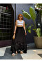 Premium Ruffled Layered 100% Cotton Muslin Bohemian Skirt
