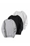 New Season Fleece Unisex Crew Neck Sweatshirt 3-Pack - 3