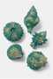 Sea Shells Green Gold Set of 5 Gift Decorative - 3