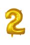 Foil Balloon Gold Number 40 Inch 100 cm Helium Gas Compatible