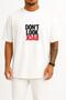 Oversized Don t Lock Back - Unisex T-Shirt with Arkana Bakma Chest Design
