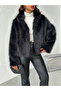 Black Fur Coat - 4