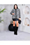 Soft Textured Tunic Boy Leopard Pattern Cardigan - 3