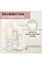 Luxe Designs Wooden Pillar Candle Holders - Set of 3 (Rustic White) - 6