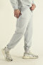 Men's Winter Cotton Tracksuit Set Hooded Sweatshirt Jogger - Gray Regular Elastic Leg - 4