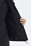 Gleam Men's Hooded Black Coat & Jacket - 6