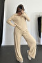 Women's Modal Fabric Polo Neck Long Sleeve Suit 3114 - 3