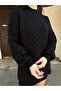 Crew Neck Textured Knit Tunic - 7