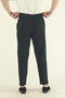 Men's Stretch Fabric Elastic Waist Lace-Up Striped Ankle Length Side Pocket Jogger Pants - 8
