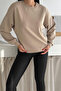 Premium Modal Fabric Crew Neck Women's Sweatshirt 3112 - 2
