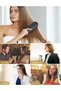 Hair Straightener Brush for Thick & Frizzy Hair, 30s Fast Heat-Up, 12 Temp Settings (120-230°C), Negative Ion & Ceramic Bristles, Anti-Scalp - 8