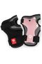 Kids Safety Gear Set – Knee, Elbow & Wrist Pads (Pink, Size S) - 3