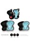 Kids Safety Gear Set – 1 Pair Elbow Pads, 1 Pair Knee Pads, 1 Pair Wrist Guards – Blue - 2