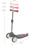 Mika LED Scooter for Kids | LED Lights | Adjustable Handlebar | Red - 7