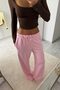 Women's Full-Fit Tracksuit with Baggy Legs Pink - 2