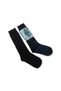 Black Color Women's Knee High Socks (Women's Pilot Printed) - 4