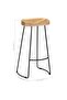 Gavin Bar Stools 2 pcs Solid Mango Wood - 3